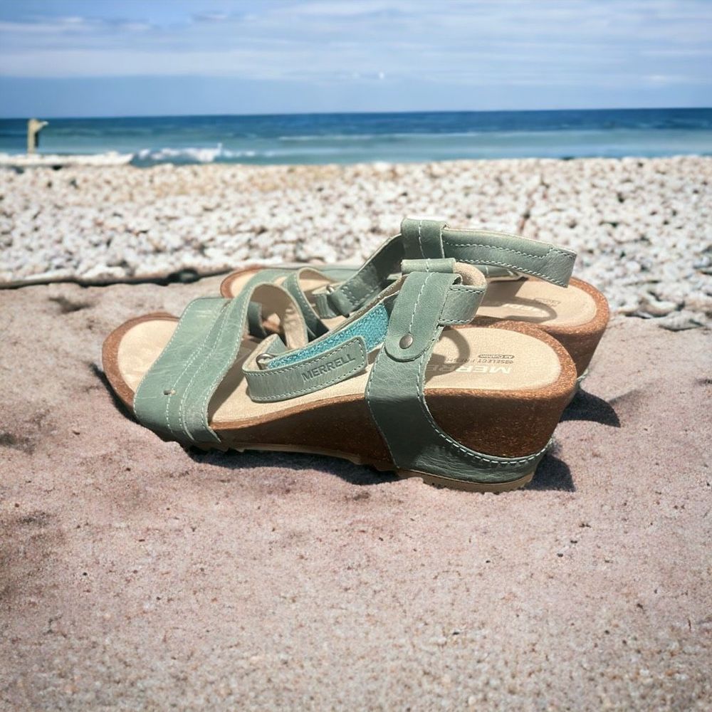 Merrell Jade Revalli Aura Strap Leather Sandal 9